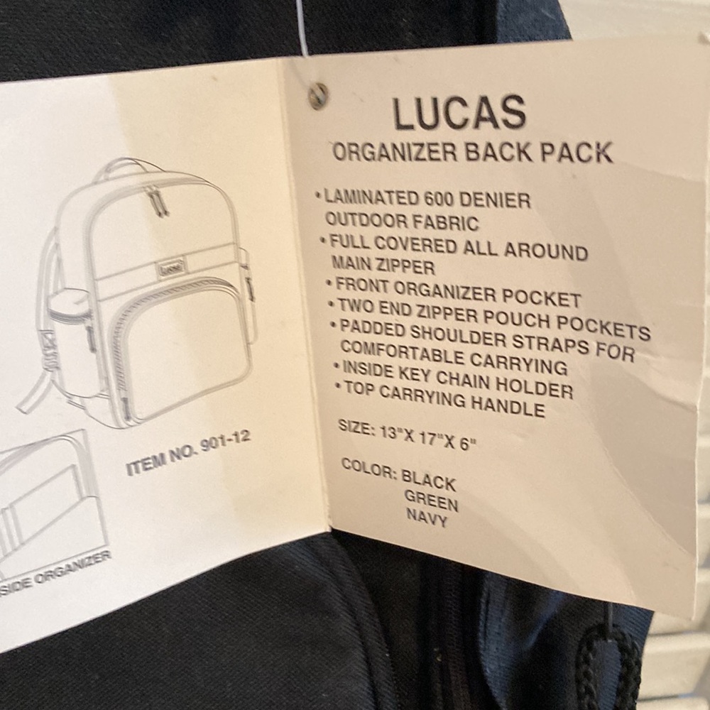 Lucas Organizer Backpack - Picture 3 of 4